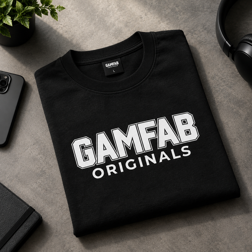 GAMFAB ORIGINAL Black Unisex T-Shirt